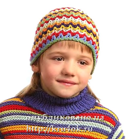 вязание крючком шапки для малышей в Иваново