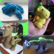 Вязаные игрушки драконы Вязаные игрушки драконы