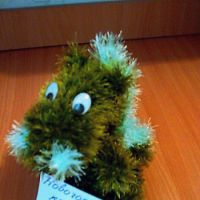 Вязаная игрушка дракон — работа Татьяны Вязаная игрушка дракон — работа Татьяны