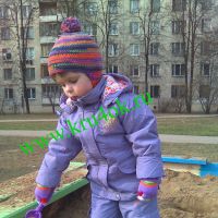 Вязание крючком шапки для девочки. Вязание крючком.
