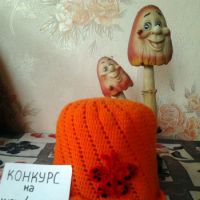 Оранжевая шапочка — работа Ирины Оранжевая шапочка — работа Ирины