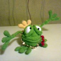 Вязаная игрушка — работа Марины