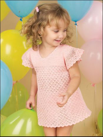 Платье с кокеткой для девочек 1-3 лет