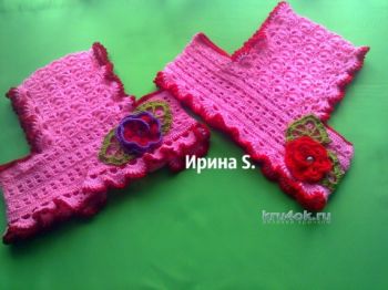 Летняя шапочка для девочки крючком. Вязание крючком.