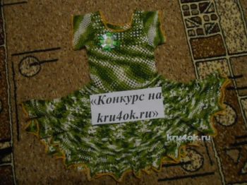Платье для девочки. Работа Галины Лукериной