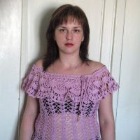 Ажурный топ от Марины Милокумовой