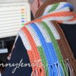 Шарф «витая пара» от  Анны /Sunnyknits/