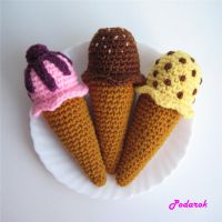 Вязаная игрушка - мороженое от Podarok