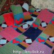 Вязание крючком пледа «Любовь»