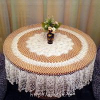 Ажурная скатерть с ананасами
