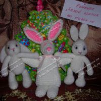 Братцы кролики, связанные крючком