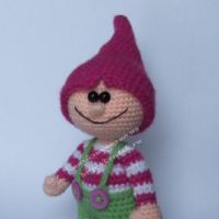 Вязаная игрушка - Гном Мышиный зубик Вязаная игрушка - Гном Мышиный зубик