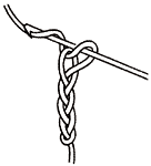 Вязание крючком для начинающих - цепочка из воздушных петель