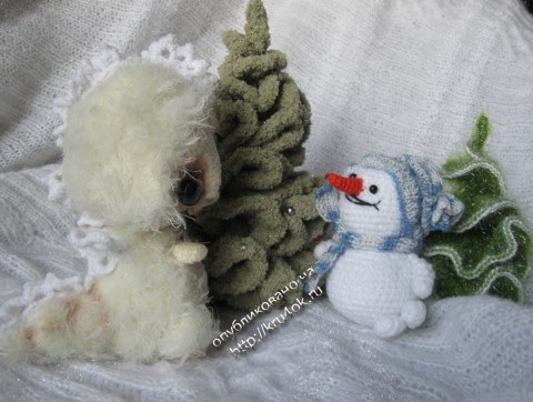 Дракоша Сплюшка и снеговик Снежик