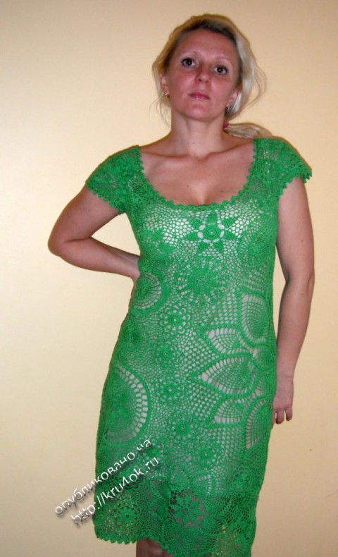 фото платья в технике ирландкого кружева