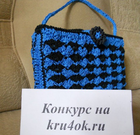 фото вязаной крючком сумки
