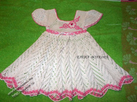 Детское ажурное платье