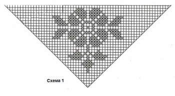 Косынка крючком для девочки 5 лет схема