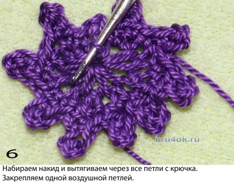 Веточка с мелкими цветками. МК ирландское кружево вязание и схемы вязания