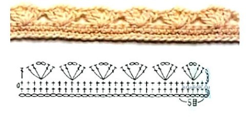 Летний топ крючком - работа Ольги вязание и схемы вязания