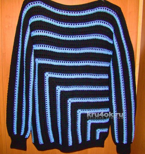 Пуловер и туника, связанные по одной схеме вязание и схемы вязания
