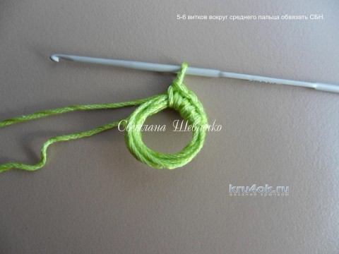 Мотив "Бутон" для ирландского кружева. МК вязание и схемы вязания