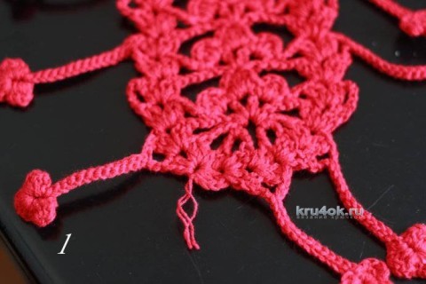 Шапочка и шарфик для девочки. Работы NewNameNata вязание и схемы вязания