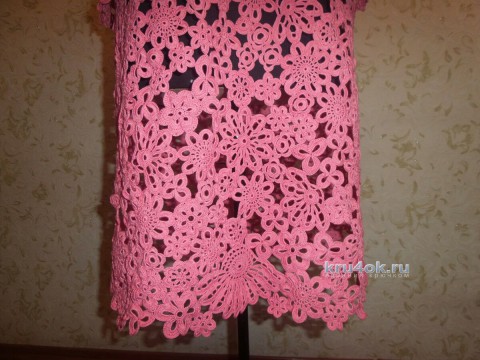 Костюм Розовый коралл. Работа Светланы вязание и схемы вязания