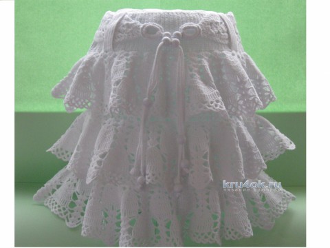 Детская юбка Ажурный колокольчик. Работа Ирины вязание и схемы вязания