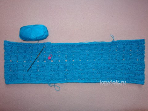 Вязаное крючком платье. Работа Надежды Лавровой вязание и схемы вязания