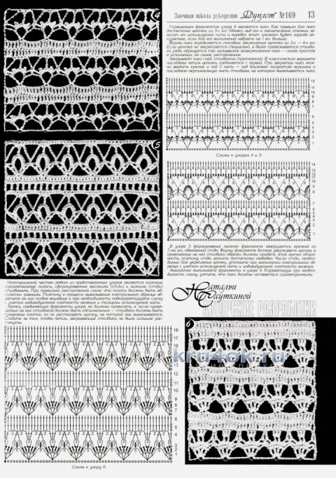 Схемы для вязания платья