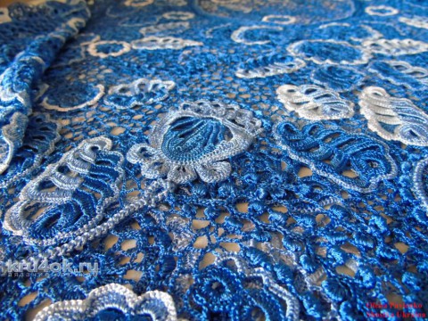 Блуза Роспись небом. Работа Елены Павленко вязание и схемы вязания