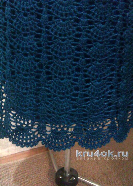 Платье Морская волна. Работа TatVen вязание и схемы вязания