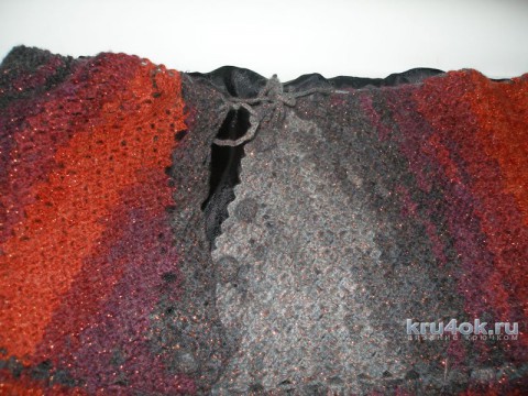 Теплая юбка крючком. Работа Елены вязание и схемы вязания