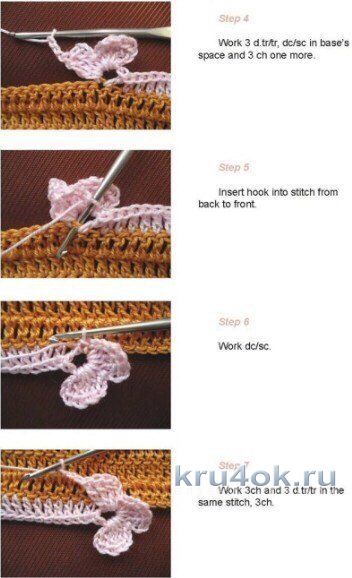 Джемпер женский, связанный крючком. Работа Елены  Шевчук вязание и схемы вязания