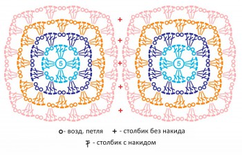 Схема вязания кроп топа