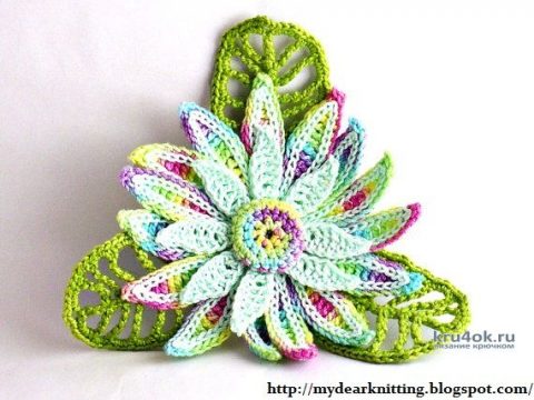 Вязаные подхваты для штор. Работа Alise Crochet вязание и схемы вязания