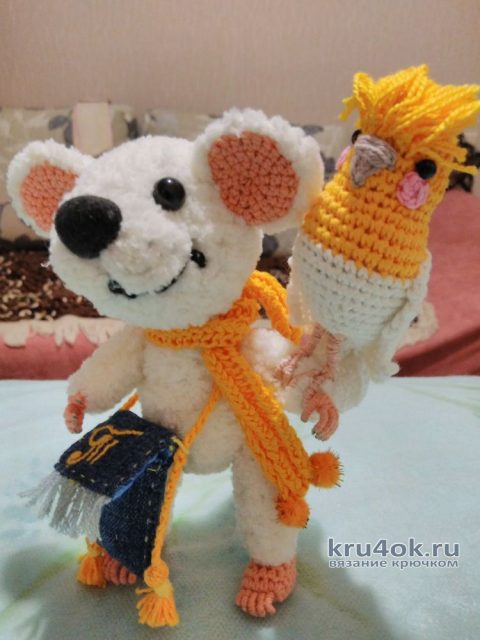 Мышонок Тим и его друг Кеша. Работы Веры вязание и схемы вязания