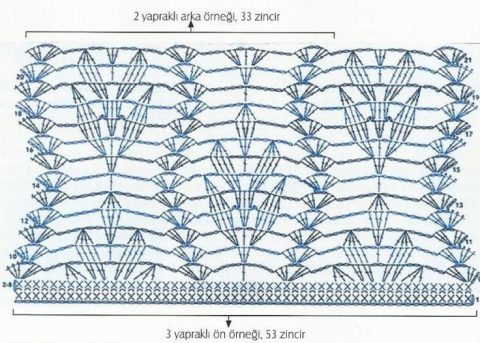 подборка схем для вязания длинной юбки крючком