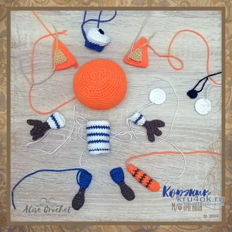 Карамелька и Коржик из м/ф Три кота. Работа Alise Crochet вязание и схемы вязания