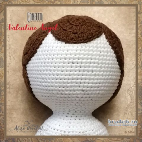 Кукла амигуруми Valentine Angel. Работа Alise Crochet вязание и схемы вязания