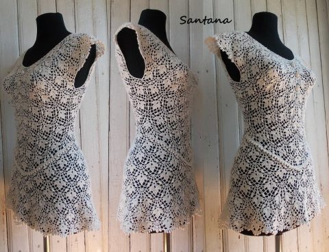 Туника Подснежник крючком Туника Подснежник крючком