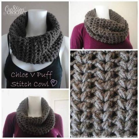 Плотный узор из пышных столбиков Плотный узор из пышных столбиков