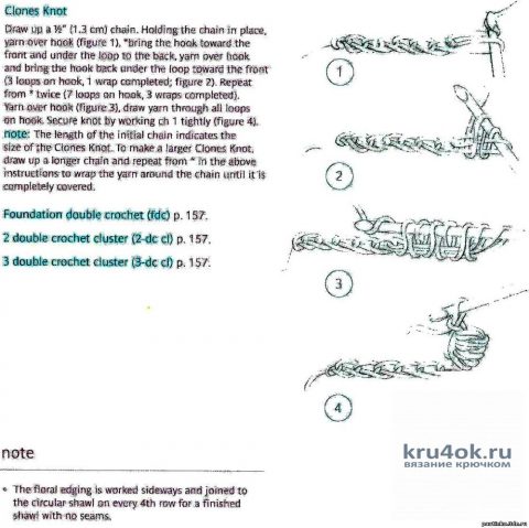 Круглая шаль Орхидея крючком. Работа АкваМарин вязание и схемы вязания