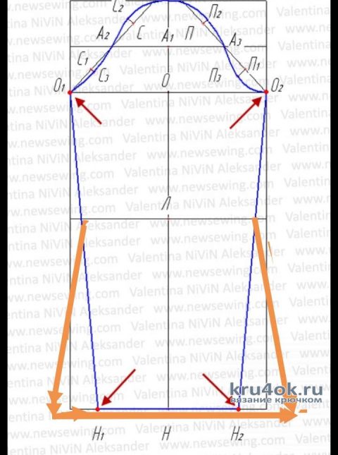 Вязанное крючком платье в технике ирландского кружева. Работа Натальи Круминьш Романович вязание и схемы вязания