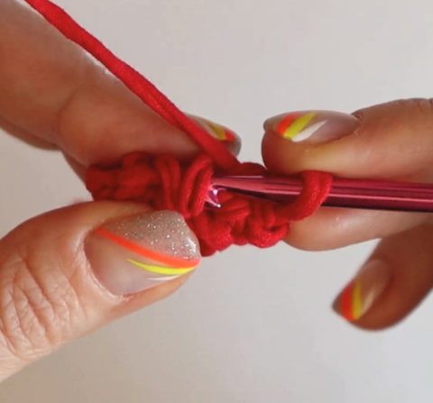 3 способ вязания крючком ручек для сумки или рюкзака