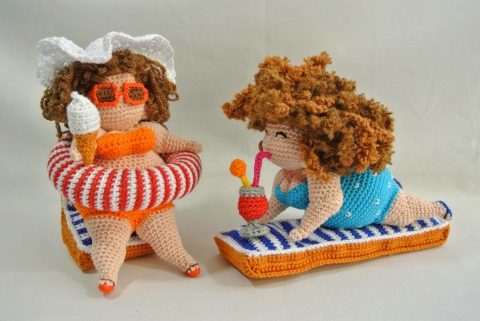 Кукла Толстушка, вязание крючком