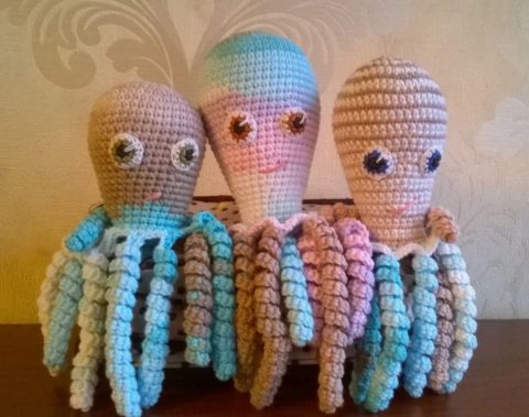 Как связать осьминога крючком, мастер-класс Как связать осьминога крючком, мастер-класс