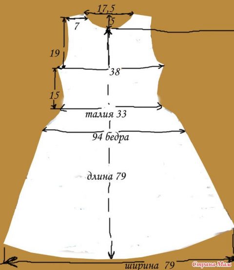 Вязанное крючком платье 15