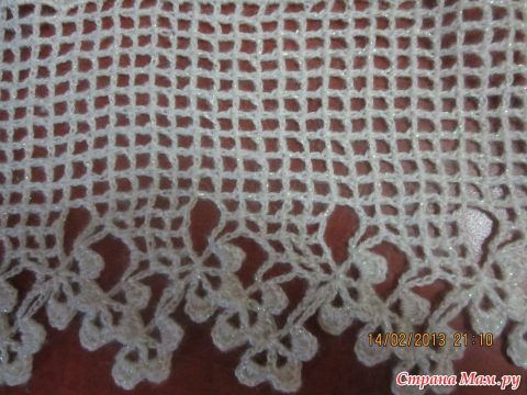 Вяжем ажурные шарфы крючком - большая подборка схем и описаний 1